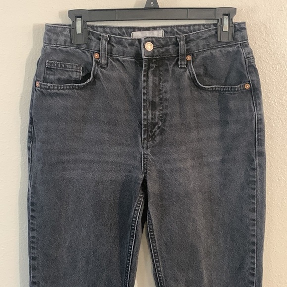 We The Free Free People black high rise straight leg jeans size 27 - Picture 2 of 5